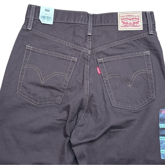 Levi's, Ribcage Straight Ankle, Size 28 / 27L, Brown - Picture 11 of 12